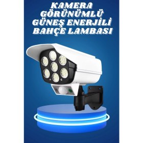 Resim Datatek Bahçe Aydınlatması Hareket Sensörlü LED Aydınlatma Kamera Görünümlü 