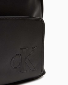 Resim Calvin Klein Kabartma Baskılı 40 Erkek Sırt Çantası Black - Black / STD 