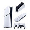 Resim Sony Playstation 5 Slim Dijital - 2. Dualsense Ps5 Kol - Şarj İstasyonu - Medya Kumandası Oyun Konsolu (İthalatçı Garantili) 