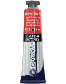 Resim Daler Rowney Aquafine Opak Guaj Boya 15Ml 503 Cadmium Red Hue 