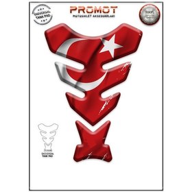 Resim Motosiklet 3d Kabartmalı Üniversal Tankpad 86 