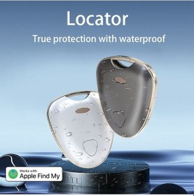 Resim Tongxida F4 Kablosuz Akıllı Etiketim - Bluetooth Bagaj Takip Cihazı, Su Geçirmez, Cüzdan Anahtar Bulucu Beyaz 