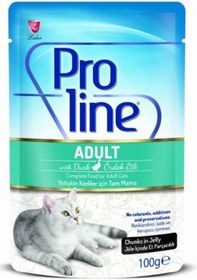 Resim Proline Ördek Etli Pouch Yetişkin Kedi Yaş Maması 100 G 