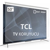 Resim TCL Uyumlu 50P8M TV EKRAN KORUYUCU - TCL Uyumlu 50" inç 126 Tv Ekran Koruyucu Ş 