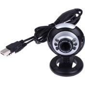 Resim 3C Store Hd Mini Kamera 360 Derece Bilgisayar Kamerası USB 2.0 6 Inç Hd Kamera Mikrofonlu Pc Dizüstü Bilgisayar Video Kayıt Webcam Içın Uygun (Yurt Dışından) 