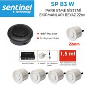 Resim Sentinel Park Sensörü Ses İkazlı 22mm Beyaz 