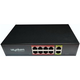Resim Uranıum Poe-g8002-96w 8 Port Gıgabıt + 2 Port Gıgabıt Rj45 Uplınk Poe Swıtch Realtek Chıpset 