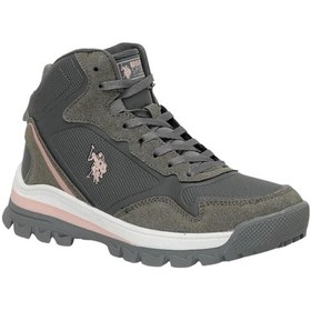 Resim U.s Polo Assn Sagan Hi 3pr Gri Kadın Outdoor Bot 001 