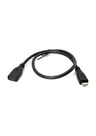 Resim 50cm Type C Uzatma Kablosu 0.5m Dişi Erkek Usb Type C Extension 