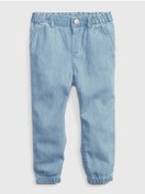 Resim GAP Kız Bebek Açık Mavi Denim Washwell™ Jogger Pantolon 