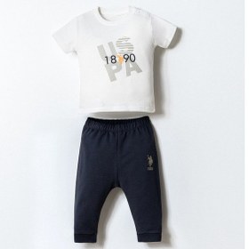 Resim U.s. Polo Assn. Erkek Bebek Antrasit 3lü Takım Gri 