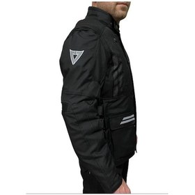 Resim Venom Motosiklet Montu Tourex 4 Mevsim Ce Sertifikalı Long Touring Motorcu Mont Siyah 