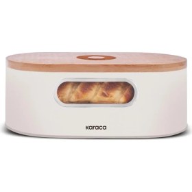 Resim Renklimestore Stream 2in1 Ekmek Kutusu/kesme Tahtası Cream 