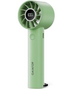 Resim Mini Taşınabilir Fan Led Ekran Ve El Feneri 3 Hız Yeşil, 