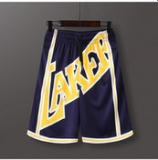 Resim Jzcat Lakers Warriors Magic İnce Hızlı Kuruyan Basketbol Şort - 3048 Siyah 