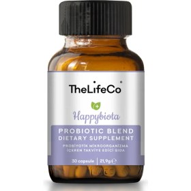 Resim TheLifeCo Happybiota Probiyotik Mikroorganizma İçeren Takviye Edici Gıda 
