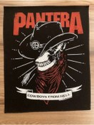 Resim StüdyoÜmitTişört Pantera Cowboys From Hell Back Patch Sırt Patch Peç Arma Ve Kot Yamaları 