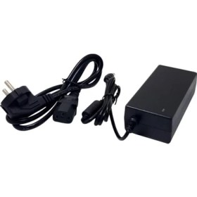 Resim Class 12 Volt 5 Amper 60 Watt Plastik Kasa Adaptör 5.5 x 2.5 mm Jack Fişli 