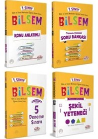 Resim 1. Sınıf Bilsem Hazırlık Kitapları Seti 4 Lü Set Elimpak 15 Yıkama Kağıt Sabun Hediyeli 
