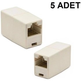Resim Hadron HD4062 RJ45 Dişi Dişi F/F Kablo Birleştirici 5 Adet 