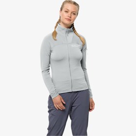 Resim Jack Wolfskin Prelight Fz Kadın Gri Eşofman Üstü 