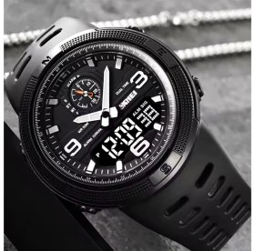 Resim Skmei 1655 Dijital Analog Spor Erkek Kol Saati 