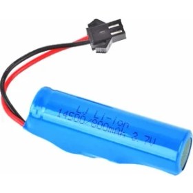 Resim Orion 3.7V 14500 Li-Ion Siyah Soketli Oyuncak Araba Pili 14MM x 50MM Ölçülerinde 