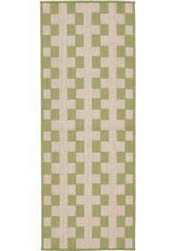 Resim Yolluk, Yeşil-kırık Beyaz, 45x120 Cm Beyaz 