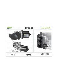 Resim VALEO 579748 SİLECEK MOTORU NOTE 05- 