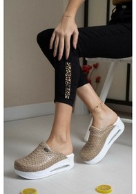 Resim Airmax Taban Ortopedik Sabo Terlik Doktor Hemşire Terliği Vizon 