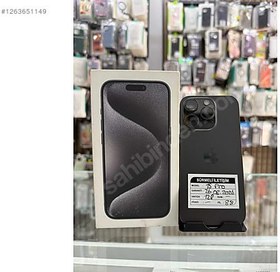 Resim Apple iPhone 15 Pro İkinci El TR | 128 GB | Siyah 