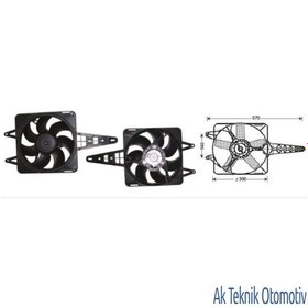 Resim Fan Motor Tempra Sxa Tipo 1,6 1,8 2,0 88..96 504626202 