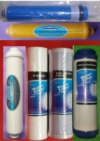 Resim 6 Lı Filtre Seti Takım Mineralli Ve Çift Karbonlu Su Arıtma Cihaz 