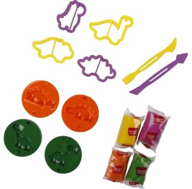 Resim MCM Group S01004734 Oyun Hamur Set Kçk Dino 14 Prç -Sun 