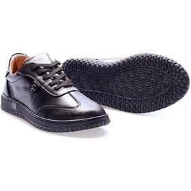 Resim Hakiki Deri Kadın Casual Ayakkabı 246za2003 Siyah 