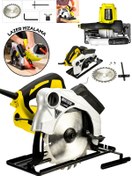 Resim Graizer Powerforge Profesyonel Elektrikli Sunta Kesme Makinası Daire Testere-Sarı 