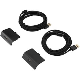 Resim Oynatma ve Şarj Kiti, Denetleyici Pil Paketi Güvenli Aşırı Yük Koruması Uzun Kablo XBOX ONE için Şarj Sırasında Sabit Oynatma 