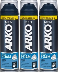 Resim Arko Men Cool Tıraş Köpüğü 3 x 200 ML 