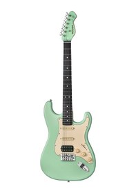 Resim Mooer Msc10 Pro Elektro Gitar Surf Green 