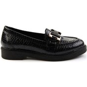 Resim Siyah Kadın Loafer Ayakkabı K01257050011 Çok Renkli 