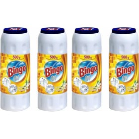 Resim Bingo Ov Ovma Tozu 500 gr Limon 4 Paket Paslanmaz Bulaşık Teli 