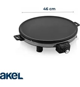 Resim Muhtelif Akel AT610 1550 Watt Termostatlı Metal Katmer Sacı 46 cm Bronz Kaplama Kolay Temizlenebilir 