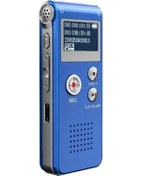 Resim Lumaworld Blue 8gb Dijital Ses Kaydedici Mp3 Çalar Şarj Edilebilir 6 Kayıt Modu Sesle Aktif 650 Saat Kapasite 