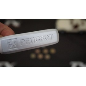 Resim Peugeot Logo Krom Metal Paspas Vidalı Logo 4 Lü Set 