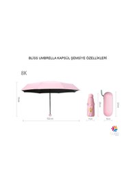Resim Bliss Umbrella 8 Telli Kapsül Şemsiye Yeşil 