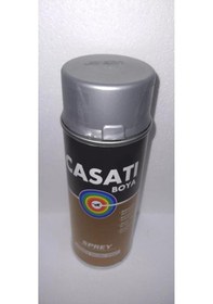 Resim Casati Akrilik Sprey Boya 400 Ml S802 Gümüş Yaldız Efekt 