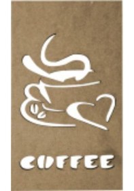 Resim Coffe Ahşap Kapı Ve Duvar Pano L-86 