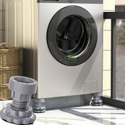 Resim 1pc Plastik Çamaşır Makinesi Seviye Ayarlı Ayağı, Ayarlanabilir Mobilya Ayak Pedleri, Ev Yenileme Donanımı, Dayanıklı Ayaklık için Aparatlar 
