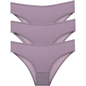 Resim Vanilya Secret Pamuk Külot 3 L'ü Paket Lila 