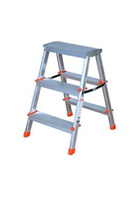 Resim Kanat Alüminyum Çift Çıkışlı Katlanabilir Merdiven 